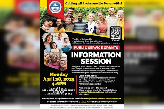 Jacksonville Offers Guiding Hand to Non-Profits with Public Service Grant Information Session