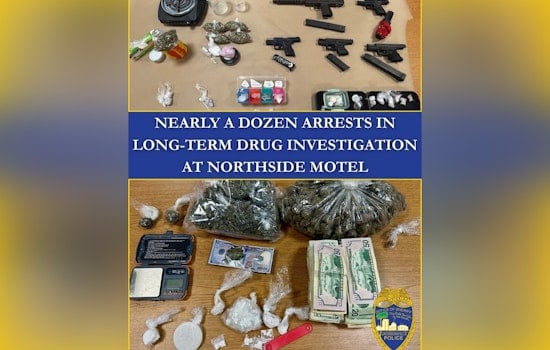 Jacksonville Sheriff's Office Nabs 10 in Northside Motel Drug Bust, Seizes Lethal Doses of Fentanyl and Other Drugs