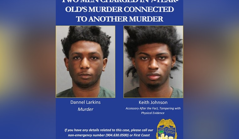 Jacksonville Suspect Charged in Second Murder Case Linked to Child's Death as Accomplice is Arrested