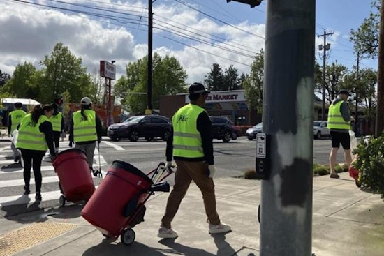 Jade District Sparkles After Volunteers Clear 400 Gallons of Trash in Pre-Earth Day Clean-Up