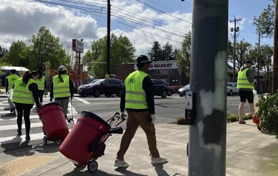 Jade District Sparkles After Volunteers Clear 400 Gallons of Trash in Pre-Earth Day Clean-Up