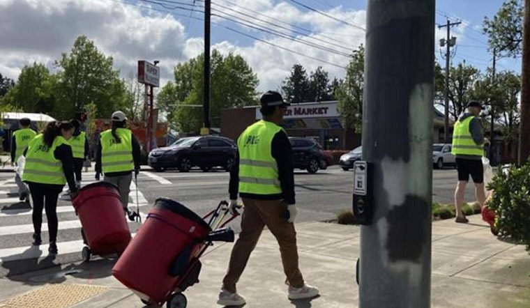 Jade District Sparkles After Volunteers Clear 400 Gallons of Trash in Pre-Earth Day Clean-Up