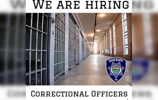Jefferson County Sheriff's Office in Tennessee Hiring Corrections Officers, Offers Comprehensive Benefits Package