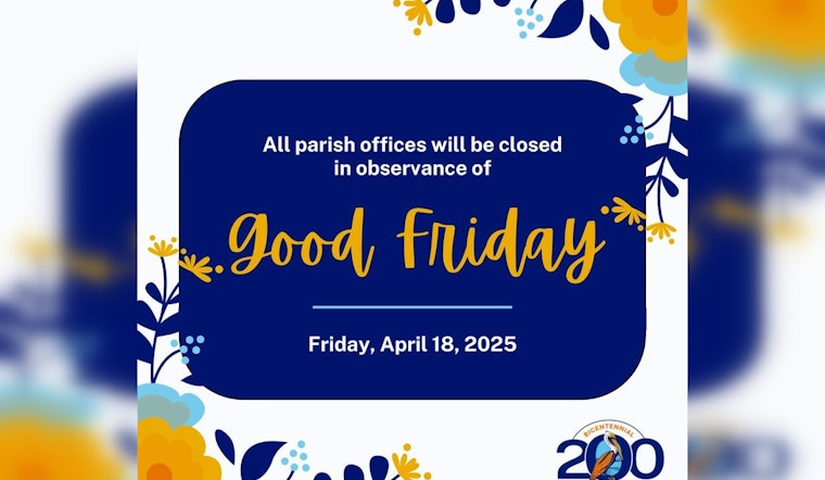 Jefferson Parish Announces Good Friday Service Closures, Garbage Collection to Continue as Scheduled