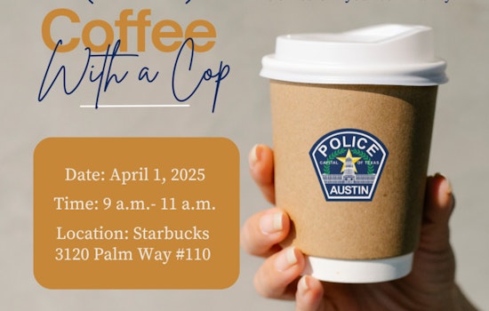 Join "Coffee with a Cop" in Northwest Austin for Open Dialogue with Local Law Enforcement