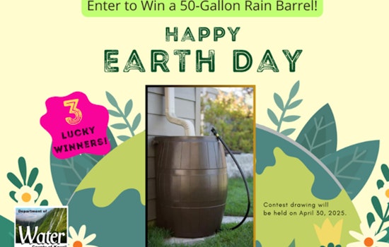 Kauaʻi Department of Water Hosts Rain Barrel Drawing and Food Drive for Earth Day