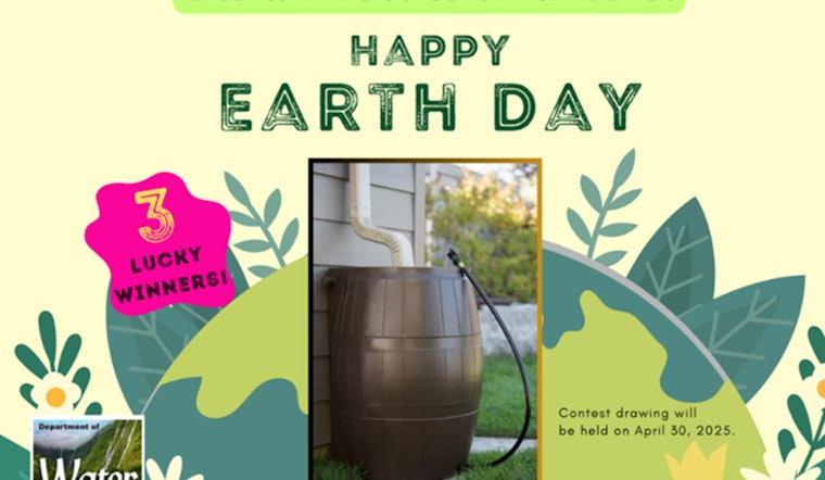 Kauaʻi Department of Water Hosts Rain Barrel Drawing and Food Drive for Earth Day