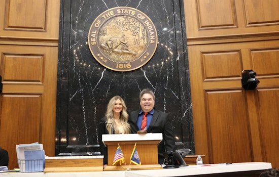 Knox County's Kyla Wolfe Gains Legislative Experience Interning for Indiana State Rep. Bruce Borders