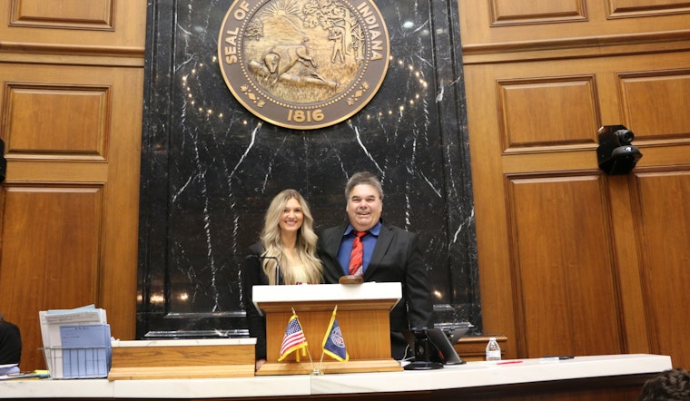 Knox County's Kyla Wolfe Gains Legislative Experience Interning for Indiana State Rep. Bruce Borders