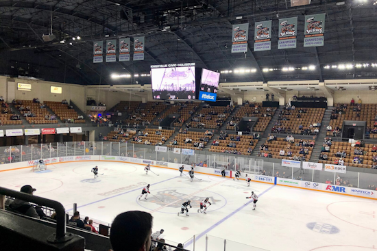 Knoxville Ice Bears Narrowly Defeated in Double Overtime of SPHL Finals Opener at Civic Coliseum