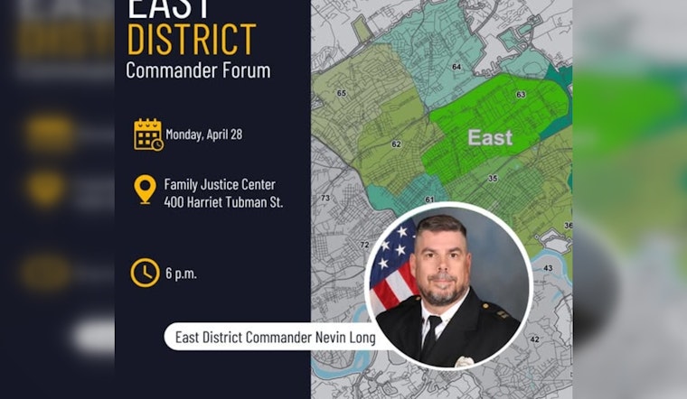 Knoxville Residents Invited to Engage with Police at East District Commander Forum Tonight