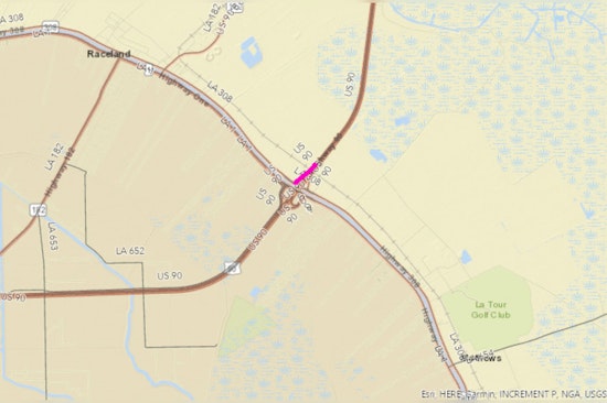 Lafourche Parish Alert: US 90 Westbound Ramp to LA 308 Scheduled for Overnight Closure Next Monday