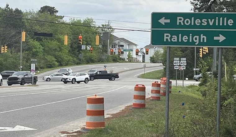 Lane Closures at Wake County's Louisburg and Forestville Road Intersection to Begin for Safety Improvements