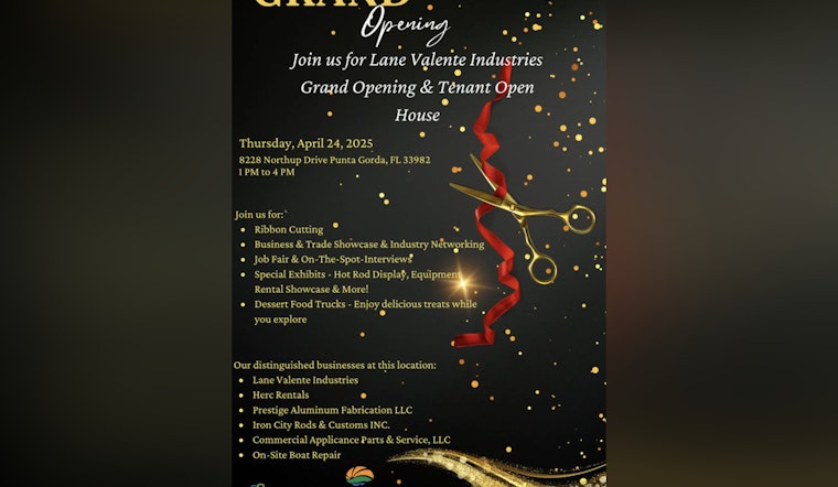 Lane Valente Industries Ushers in New Era of Economic Growth with Grand Opening of Punta Gorda Facility