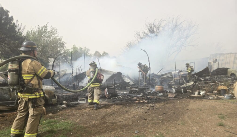 Las Cruces Firefighters Join Forces to Quell Wind-Driven Blaze in Dona Ana County