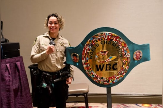 Las Vegas Officer Melinda Cooper Inducted into International Women's Boxing Hall of Fame