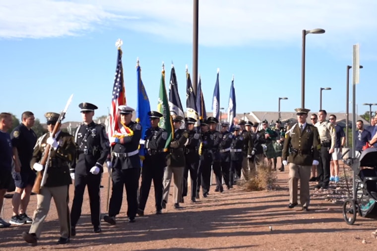 Las Vegas Police Honor Fallen Officers in 25th Annual Memorial Relay Run at Majestic Park
