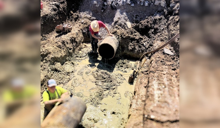 Lawton Water Main Break Leads to Road Closures and Emergency Repairs on NW 13th Street