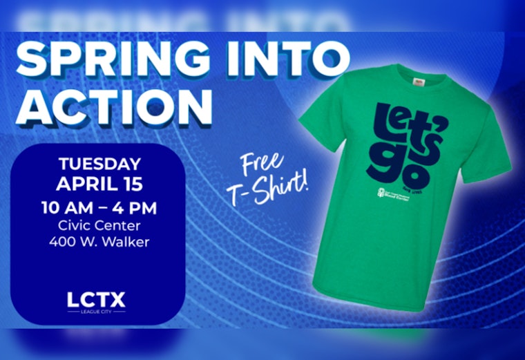 League City Rallies for Life-Saving Blood Drive, Donors to Receive Free T-Shirt and Health Test