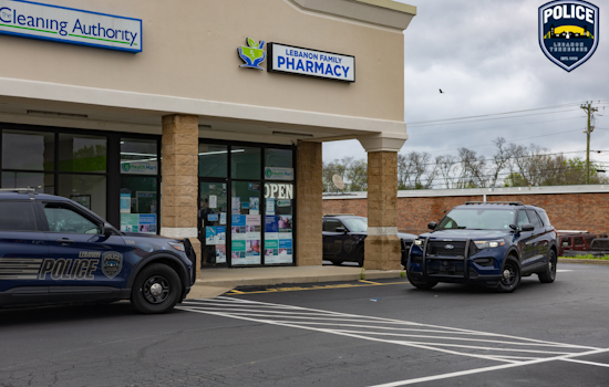 Lebanon Police Swiftly Nab North Carolina Man After Pharmacy Robbery