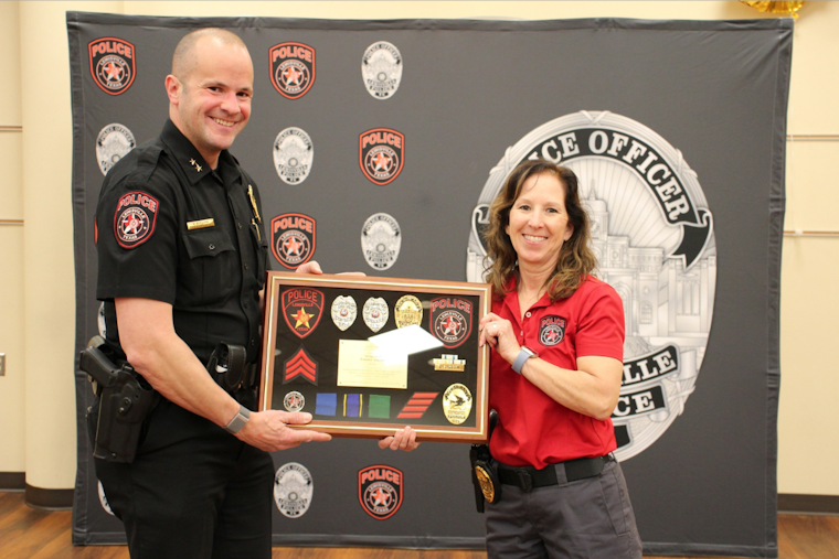 Lewisville Celebrates Retirement of Sgt. Smith After 23 Years of Dedicated Police Service