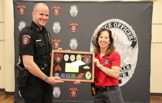 Lewisville Celebrates Retirement of Sgt. Smith After 23 Years of Dedicated Police Service