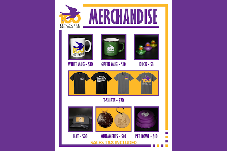 Lewisville Marks Centennial with Exclusive Commemorative Merchandise Line