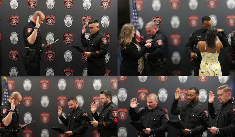 Lewisville Police Department Celebrates Promotions and Welcomes New Officers, Solidifying Team Commitment to Service