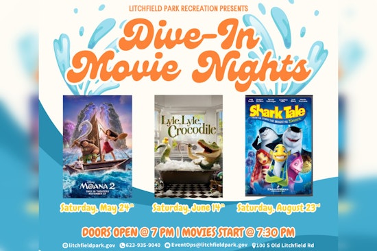 Litchfield Park Announces Summer Dive In Movie Series at Local Pool Starting May 24