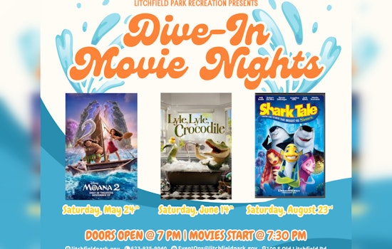 Litchfield Park Announces Summer Dive In Movie Series at Local Pool Starting May 24