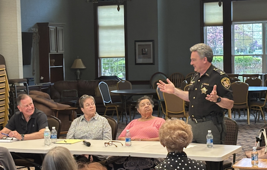 Lorain County Sheriff Engages with Community at Town Hall Meeting in Morningside Clubhouse