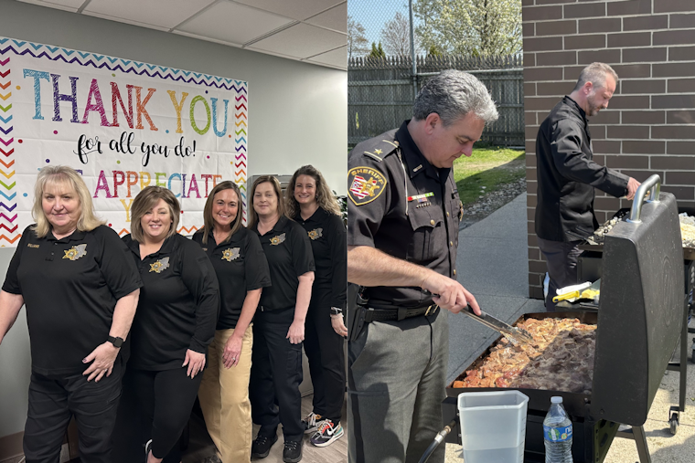 Lorain County Sheriff's Office Celebrates Administrative Professionals with Hibachi Lunch of Gratitude