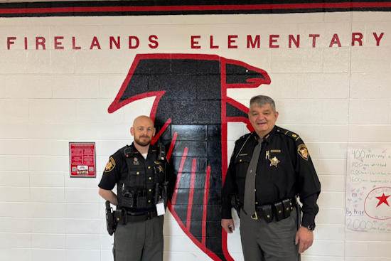 Lorain County Sheriff's Office Commends Deputy Trifiletti for Enhancing School Security and Community Engagement at Firelands Schools