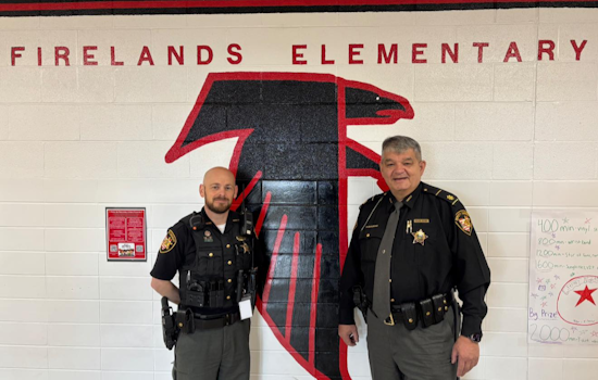 Lorain County Sheriff's Office Commends Deputy Trifiletti for Enhancing School Security and Community Engagement at Firelands Schools