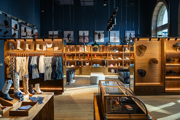 Lucchese Bootmaker Unveils Its Largest Store in DFW at Arlington's Choctaw Stadium