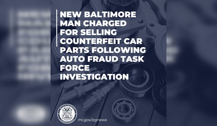 Macomb County Man Charged for Allegedly Selling Counterfeit Airbags Online