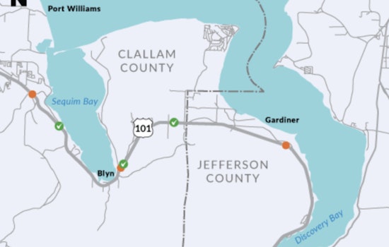 Major Milestone Reached in US 101 Fish Barrier Removal Project Between Sequim and Gardiner
