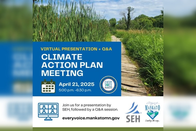 Mankato Invites Public to Shape Climate Action Plan in Second Community Engagement Event