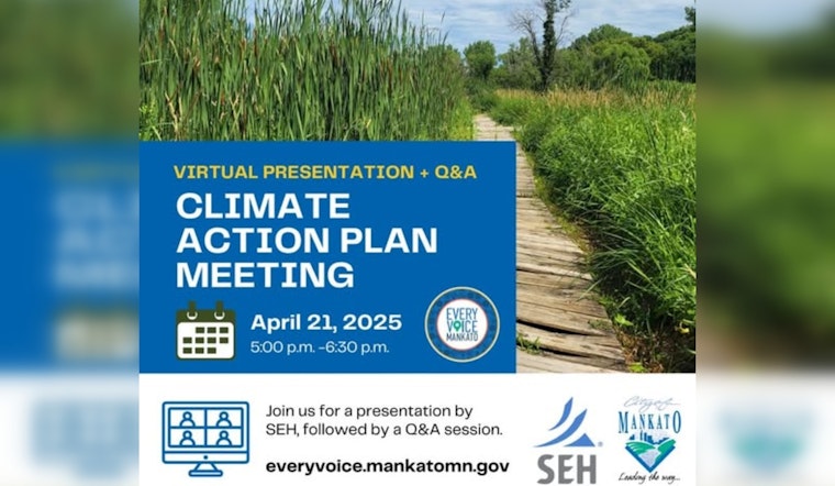 Mankato Invites Public to Shape Climate Action Plan in Second Community Engagement Event