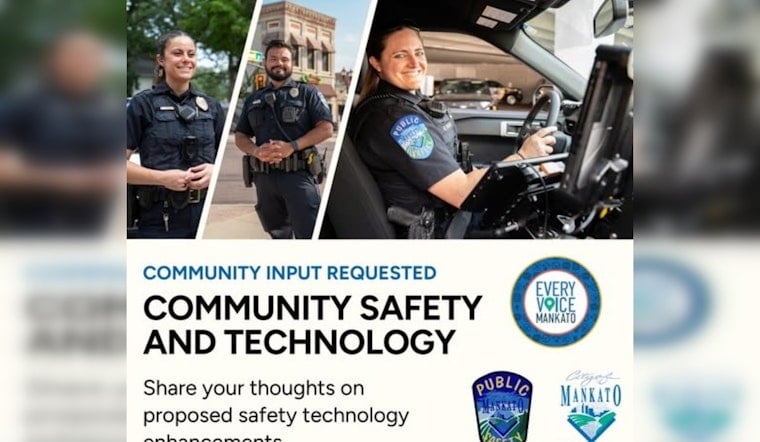 Mankato Seeks Resident Feedback on Public Safety Tech Upgrades Ahead of April 28 City Council Meeting