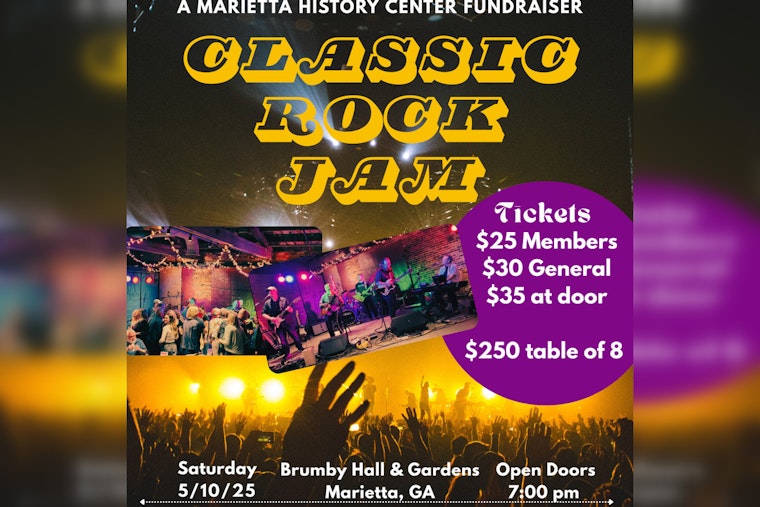 Mariettans Ready to Rock, Classic Rock Jam FUNdraiser Set to Benefit Marietta History Center in 2025