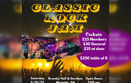 Mariettans Ready to Rock, Classic Rock Jam FUNdraiser Set to Benefit Marietta History Center in 2025