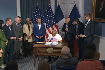 Mayor Eric Adams Signs Landmark Laws to Rein in NYC's Scaffolding and Improve Sidewalk Aesthetics
