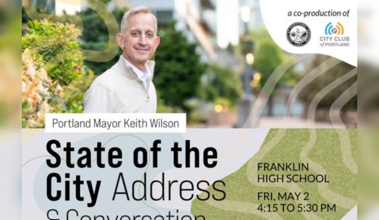 Mayor Keith Wilson to Outline Portland's Future in Upcoming State of the City Address