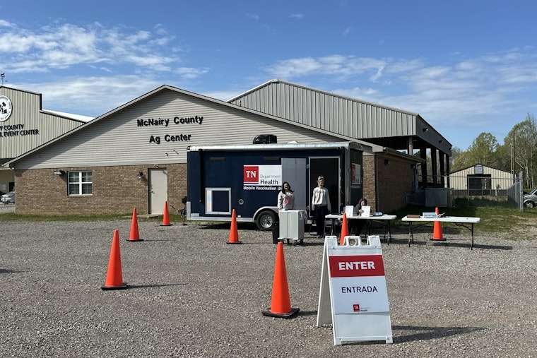 McNairy County Health Department Offers Drive-Through Vaccinations at Ag Event Center Post-Storm