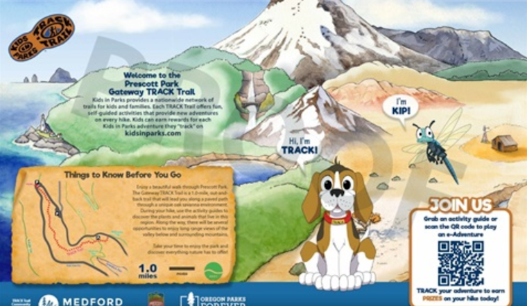 Medford to Open First TRACK Trail at Prescott Park for Educational Family Fun