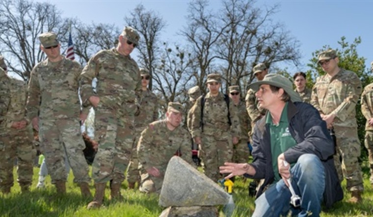 Medford's Eastwood Cemetery Honored as Soldiers and Cadets Clear Debris to Reveal Veterans' Stories