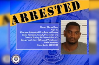 Memphis Man, Ahmad Sam, Arrested for Attempted First-Degree Murder and Firearms Charges Following Domestic Violence Incident