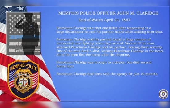 Memphis Patrolman Killed in the Line of Duty After Attack by Intoxicated Individuals