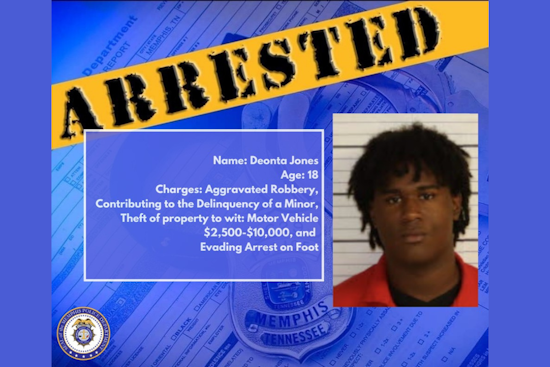 Memphis Police Arrest Two Suspects Following String of Robberies and Carjackings